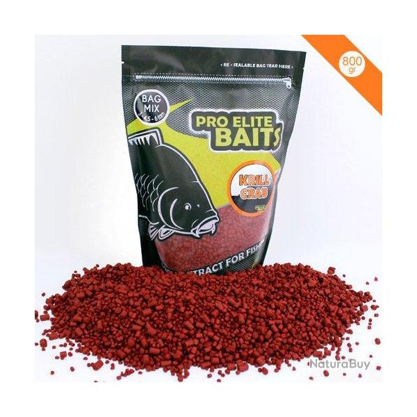 Pellets Pro Elite Baits Krill & Crab Mixed 800g