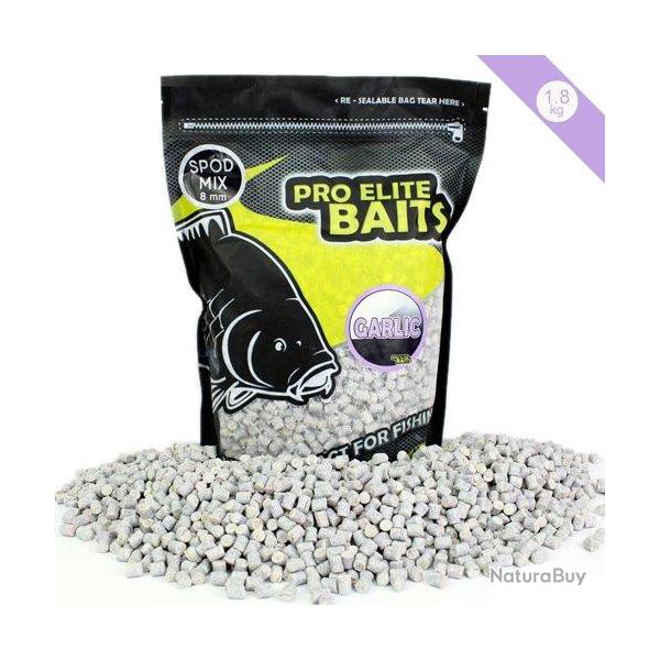 Pellets Pro Elite Baits Garlic Spod Mix 8mm 1.8kg