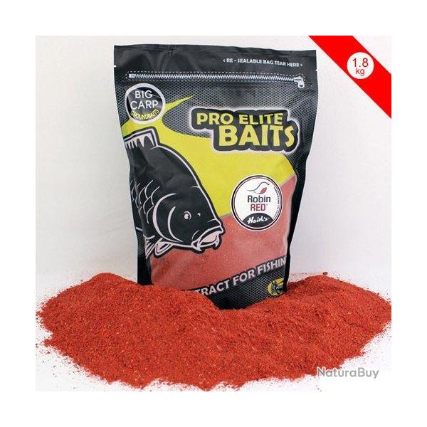 Method Mix Pro Elite Baits Ground Bait Robin Red 1.8kg