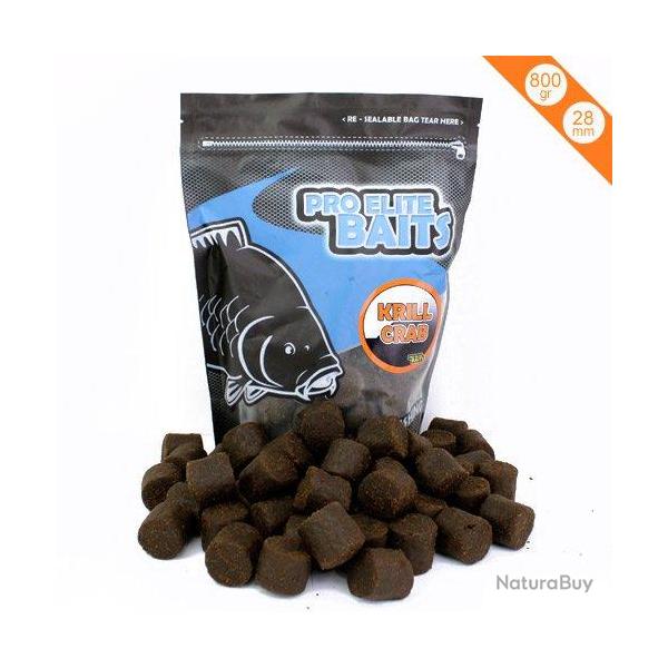 Pellets Pro Elite Baits Krill & Crab 28mm 800g