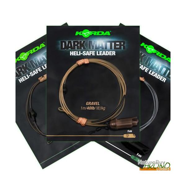 Montage Korda Dark Matter Leader Heli Safe 40lbs 1m Weed