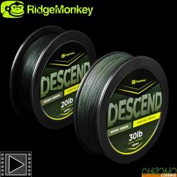 Tresse RidgeMonkey Descend Sinking 1000m 0.28mm 20lbs