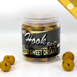 Bouillettes + Dumbells Pro Elite Baits Gold Hard Sweet Dreams 250ml