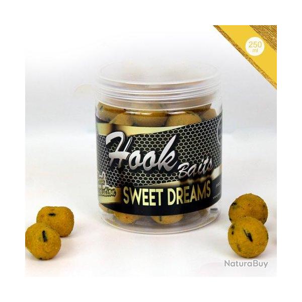 Bouillettes + Dumbells Pro Elite Baits Gold Hard Sweet Dreams 250ml