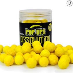 Pop Ups Pro Elite Baits Dissolution Crab Machine Yellow 14mm 250ml