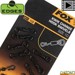 Emerillon Fox Edges Kwik Change Hook T10 (par 10)