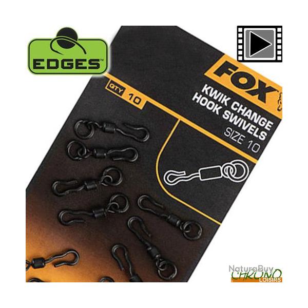 Emerillon Fox Edges Kwik Change Hook T10 (par 10)