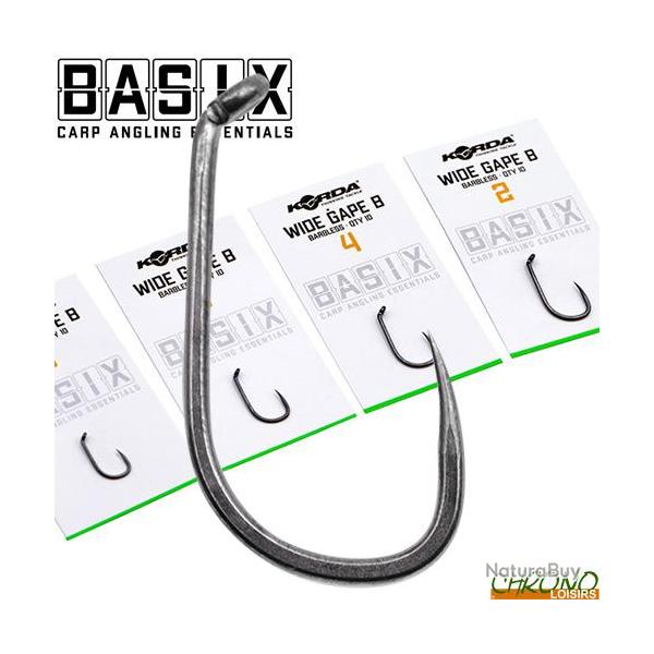 Hameon Korda Basix Wide Gape sans Ardillon (par 10) n 2