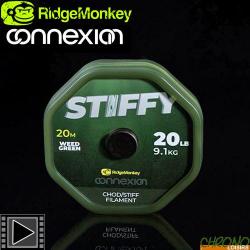 Monofilament RidgeMonkey Connexion Stiffy Chop/Stiff 20m 25lbs