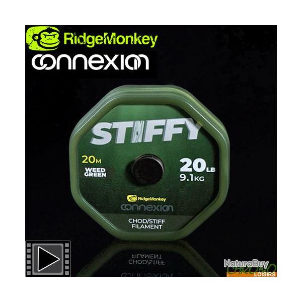 Monofilament RidgeMonkey Connexion Stiffy Chop/Stiff 20m 25lbs