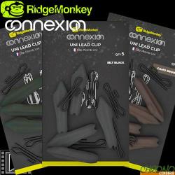 Clip Plomb RidgeMonkey Connexion (par 5) Silt Black