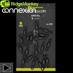 Emerillon RidgeMonkey Connexion Taille 8 (par 20)
