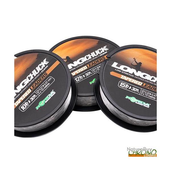 Shockleader Korda LongChuck Leader 5x10m 0.27mm > 0.47mm