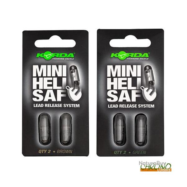 Systme Ejection Korda Mini Heli Safe (par 2) Green