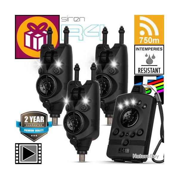 Coffret Nash Centrale 3 Dtecteurs Siren R4 + CADEAU