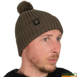 Bonnet Fox Merino Bobble Olive