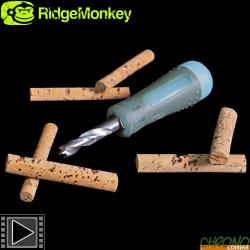 Foret à Tiger RidgeMonkey Bait Drill & Cork Sticks 6/8mm