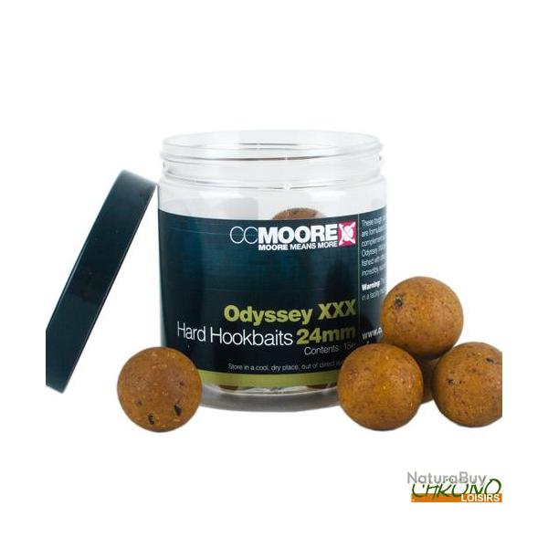 Bouillettes CC Moore Odyssey XXX Hard Hookbaits 24mm