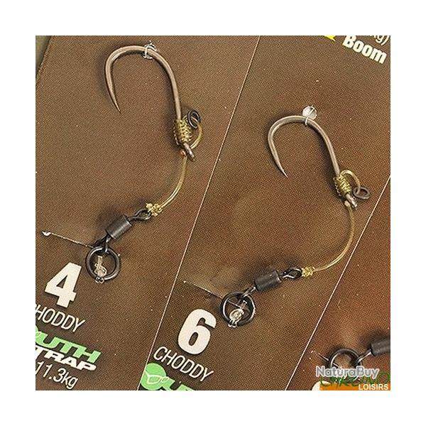 Bas de Ligne Korda Hinge Rig Choddy Mouth Trap IQ2 20lbs sans Ardillon n 4