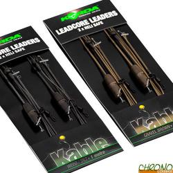 Montage Korda Leadcore Leader Heli Safe 1m (par 2) Gravel