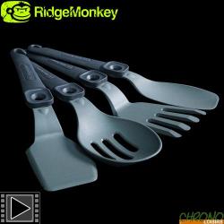 Ustensiles de Cuisine RidgeMonkey Q-Lock Ustensil Set