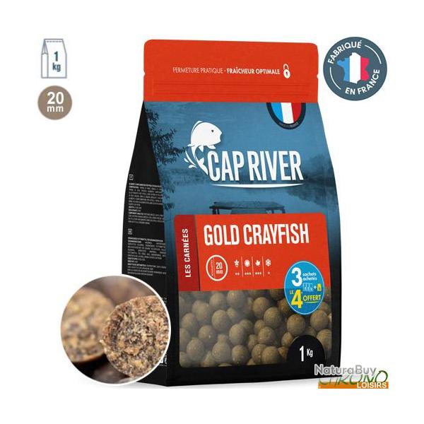 Bouillettes Cap River Gold Crayfish 20mm 1kg