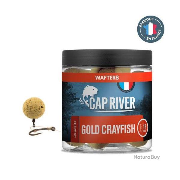 Bouillettes Equilibres Cap River Gold Crayfish 18mm 100g