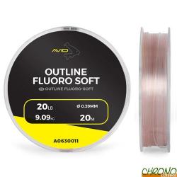 Fluorocarbon Avid Carp Outline Fluoro Soft 20m 0.39mm