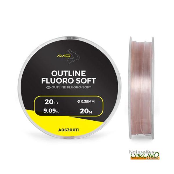 Fluorocarbon Avid Carp Outline Fluoro Soft 20m 0.39mm