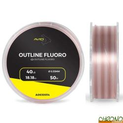 Fluorocarbon Avid Carp Outline Fluoro 50m 0.55mm