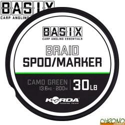 Tresse Korda Basic Spod/Marker Camo Green 30lbs 200m