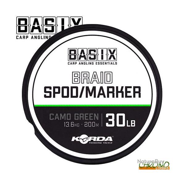 Tresse Korda Basic Spod/Marker Camo Green 30lbs 200m