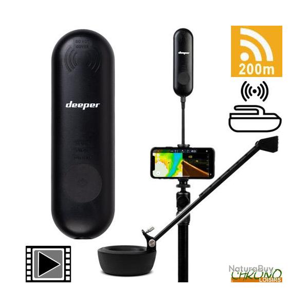 Pack Amplificateur Wifi Deeper pour Bateau Amorceur