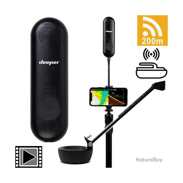 Pack Amplificateur Wifi Deeper pour Bateau Amorceur