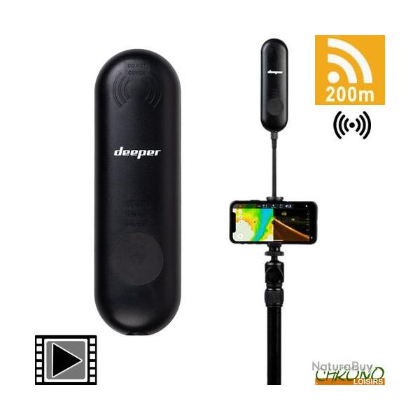 Pack Amplificateur Wifi Deeper pour Pche du Bord