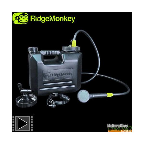 Kit Douche RidgeMonkey Outdoor Power Shower (avec Bidon 10L)