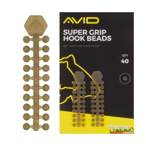 Stops Anneaux Avid Carp Super Grip Hook Beads (par 40)