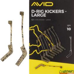 Adaptateur Avid Carp D-Rig Kicker (par 10) Small