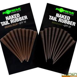 Tétine Korda Naked Tail Rubber (par 10) Gravel/Clay