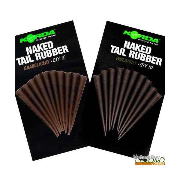 Ttine Korda Naked Tail Rubber (par 10) Gravel/Clay