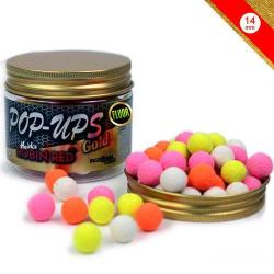 Pop Ups Pro Elite Baits Fluo Gold Robin Red 14/15mm 150ml