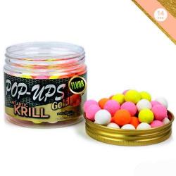 Pop Ups Pro Elite Baits Fluo Gold Antartic Krill 14/15mm 150ml