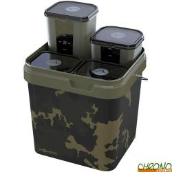 Seau Korda Kontainer System 17L + 4 Boites Hermétiques 3L