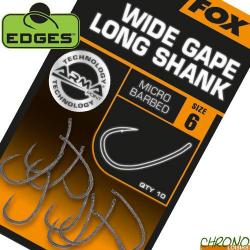 Hameçon Fox Edges Armapoint Wide Gape Long Shank (par 10) n° 4