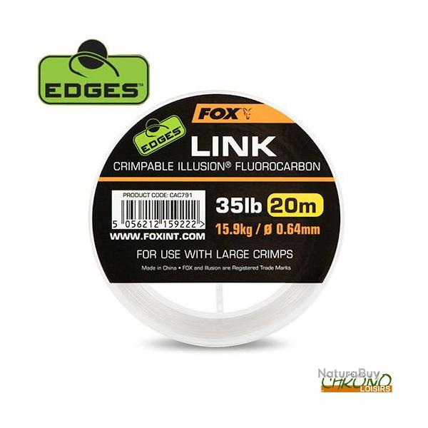 Fluorocarbon Fox Edges Link Illusion 20m 0.53mm