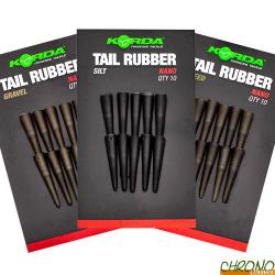 Tétine Korda Tail Rubber Nano (par 10) Gravel Brown