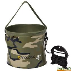 Seau Souple Prologic Element Camo Water Bucket Medium 6.2L