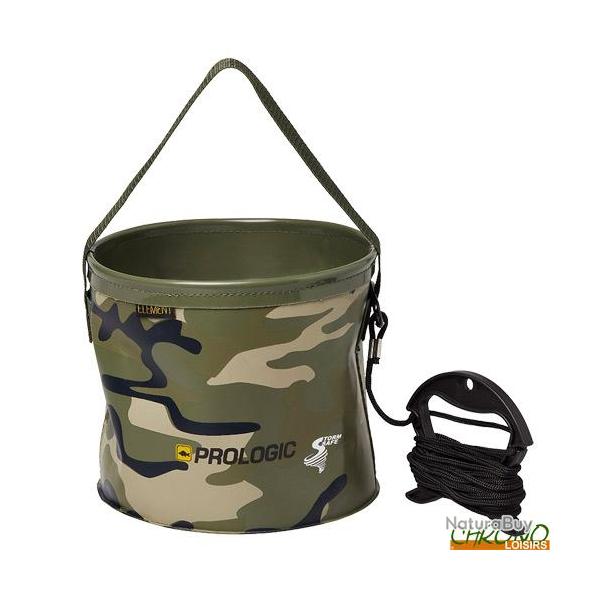 Seau Souple Prologic Element Camo Water Bucket Medium 6.2L