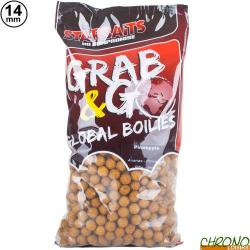 Bouillettes Starbaits Grab & Go Pineapple 14mm 2.5kg