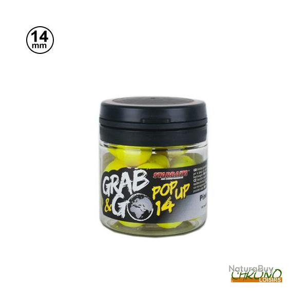 Pop Ups Starbaits Grab & Go Pineapple 14mm 20g